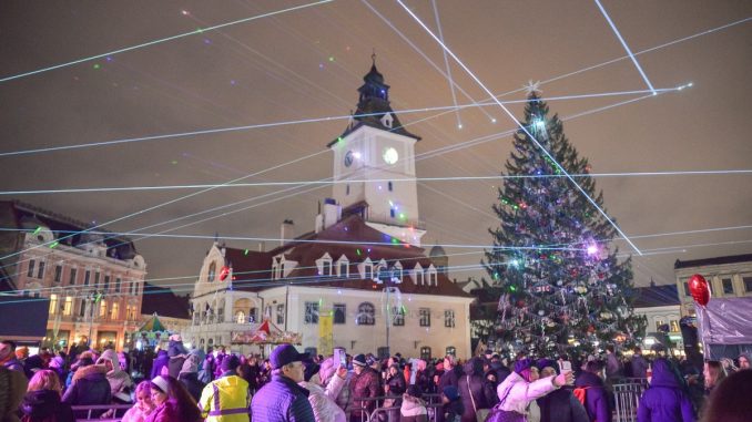 lasere piata sfatului